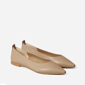 ballet flat Everlane taupe 40-hr flat 8.5 pointed toe